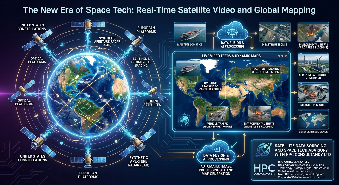 Real-Time Satellite Video and Global Mapping Australia