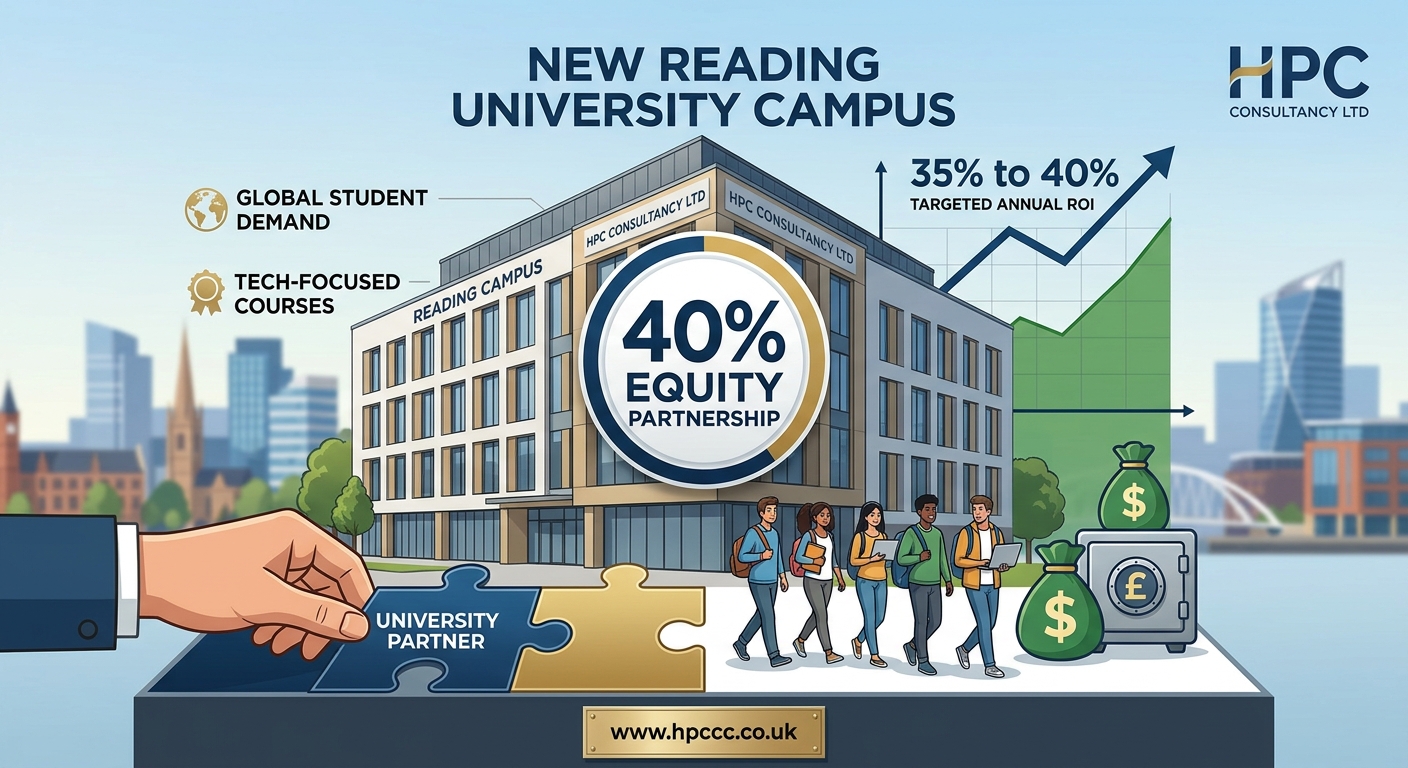 40% Equity Partnership in New Reading University Campus, seeking Australia Investor